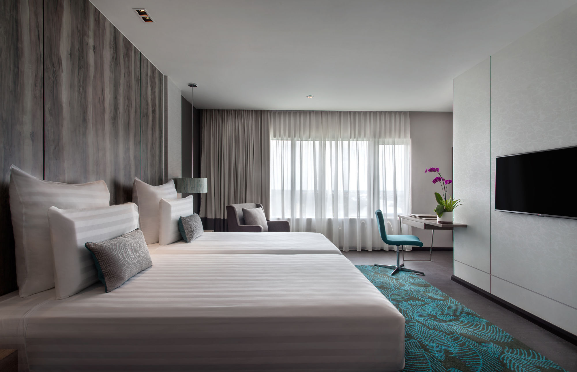 Hotel Pullman Miri Waterfront Exterior foto Deluxe Room